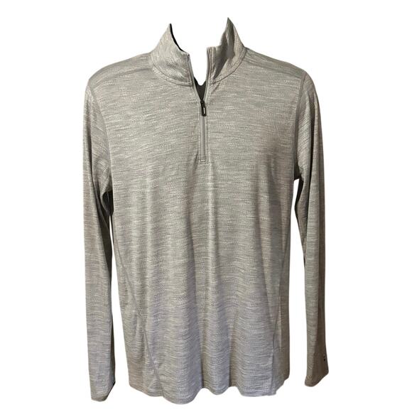 Smartwool Men’s Size M 1/4 Zip Pullover Shirt Merino 150 Wool Grey Baselayer - Picture 1 of 6